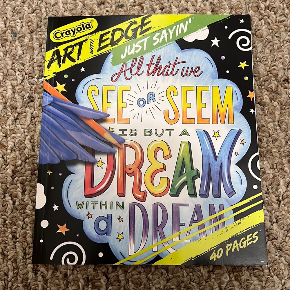 CRAYOLA INSPIRATIONAL QUOTES COLORING PAGES